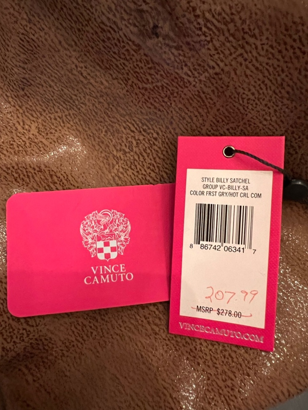 Vince Camuto Cristina Leather/Suede Hobo Bag - Picture 13 of 14